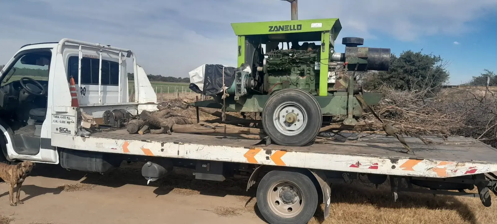 Grúa auxilio Bialet Massé